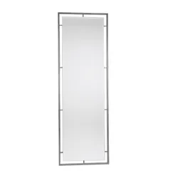 Lustro w błyszczącej oprawie LW6835 62x180 - srebrny