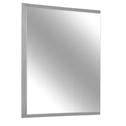 Lustro fazowane 12F-390 100x80 cm - srebrny
