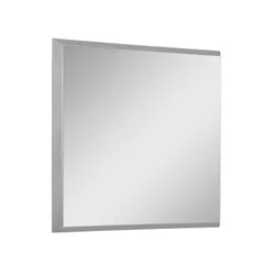 Lustro nowoczesne 12F-390 53x53 cm - srebrny