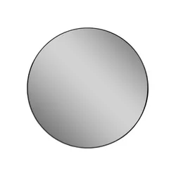 Lustro okrągłe 16F-572 Ø80 cm - czarny