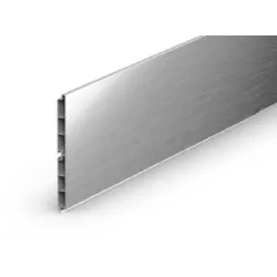 Listwa cokołowa RAUBASE - aluminium szczotkowane / wys. 10 cm / dł. 4 mb 