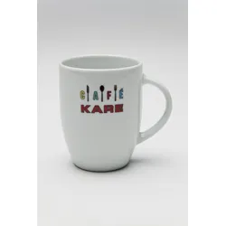 Kubek ceramiczny CAFE KARE - biały