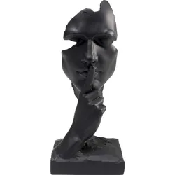 Dekoracja stojąca QUIET FACE - czarny