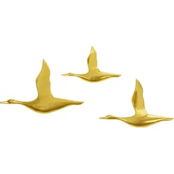 Dekoracje ścienne FLYING DUCKS - złoty
