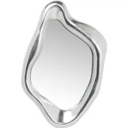 Lustro wiszące HOLOGRAM 76x119 - srebrny