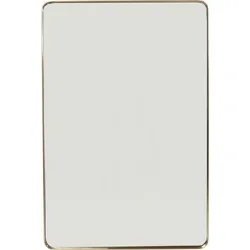 Lustro wiszące CURVE 80x120 - mosiądz