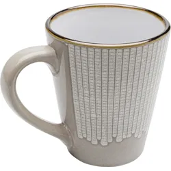 Kubek ceramiczny AMALIA - szarobeżowy