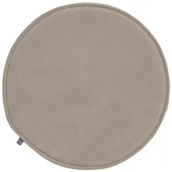 Welurowa poduszka na krzesło RIMCA 35 cm - ciemny beżowy