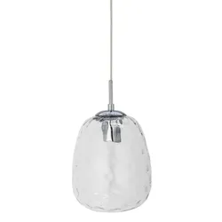 Lampa wisząca szklana BAELE - transparentny
