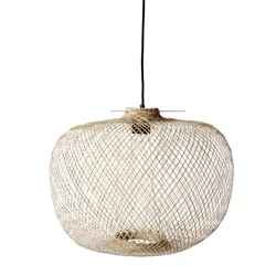 Lampa wisząca bambusowa RODI - naturalny