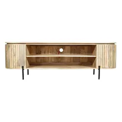 Drewniana szafka RTV HS-08-MN - mango