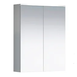 Szafka wisząca z lustrami WONS Bathroom - biały