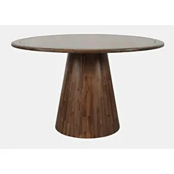 Stół okrągły AVOLA 127 cm - orzech