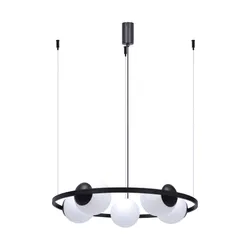 Lampa wisząca ORBIT 5 5011 - czarny/biały