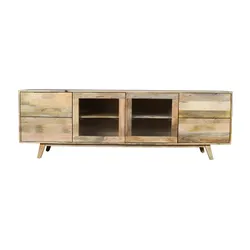Drewniana szafka RTV ST-24-MN - naturalny
