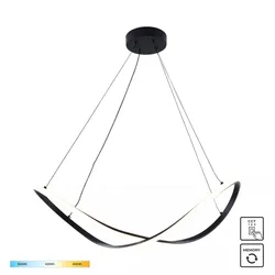 Lampa wisząca ERDA 19600P-BK - czarny