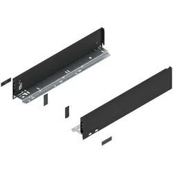Bok szuflady LEGRABOX, wysokość M (90.5 mm), dł.=450 mm, lewy/prawy, do LEGRABOX pure+czarny mat*P/U: 1/5