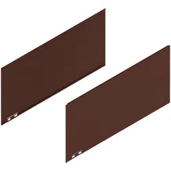 LEGRABOX Element dekoracyjny, wysokość F (241 mm), dł.=500 mm, prawy+lewy+noble rust*P/U: 10