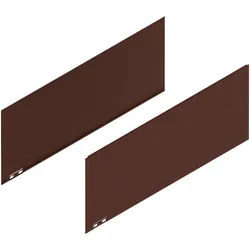 LEGRABOX Element dekoracyjny, wysokość F (241 mm), dł.=600 mm, prawy+lewy+noble rust*P/U: 10