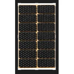 Podkładki meblowe antypoślizgowe Prostokąt 20x44 mm filc kolor biały