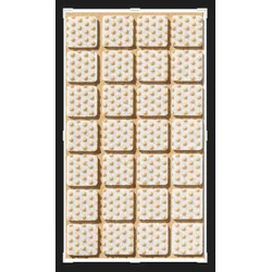 Podkładki meblowe antypoślizgowe Kwadrat 20x20 mm filc kolor biały