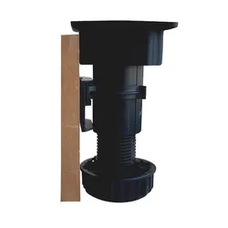 Nóżka z regulacją UNI PLUS 48 z adapterem - wysokość 100 mm / udźwig 250 kg