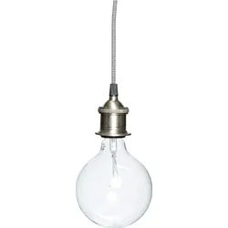 Lampa wisząca aluminiowa META - srebrny