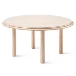 Stolik kawowy dębowy STK-2316/1 RONDA 80 cm
