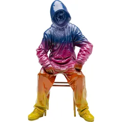 Figurka dekoracyjna STREET ART BOY Rainbow - wielokolorowy