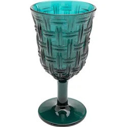 Kieliszek do wina TISSUE 17 cm - niebieskozielony