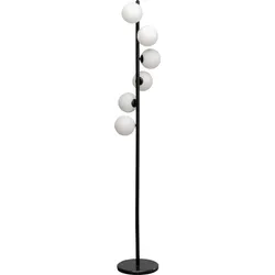 Lampa podłogowa SCALA BALLS - biały/czarny