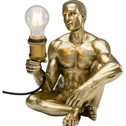 Lampa stołowa NUDE MAN SIT - złoty