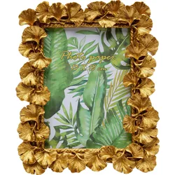 Ramka na zdjęcia GINKGO LEAF 13x18 - złoty
