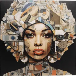Obraz szklany 3D ART GEO WOMEN 120x120