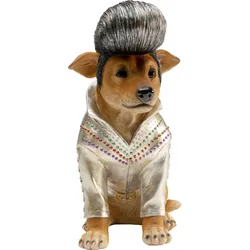 Skarbonka KING DOG - brązowy/srebrny