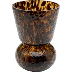 Wazon szklany CARAMEL 25 cm - brązowy