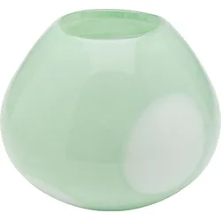 Wazon szklany PUNTI 20 cm - zielony