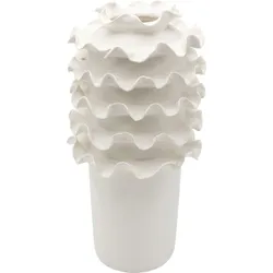 Wazon z porcelany VIENTO 39 cm - biały