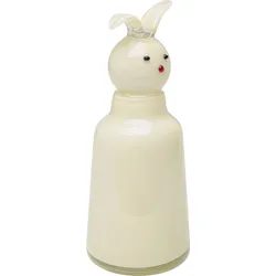 Wazon szklany TOJA FACE 34 cm - żółty