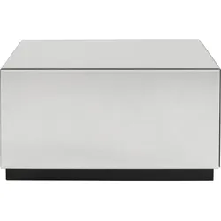 Stolik kawowy z szufladami LUXY TRUNK 80x60 - lustrzany