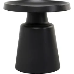 Stolik boczny okrągły LIMA 50 cm - czarny