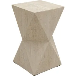 Stolik boczny TRAVERTINO 31x31 - beżowy