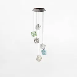 Lampa wisząca COLORE MD3350A-6BL/MIX - wielokolorowy