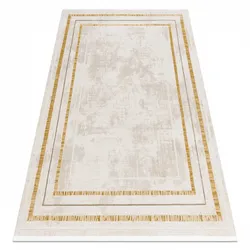 Dywan DUKE 51523 ramka - krem / złoty