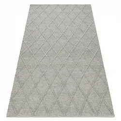 Dywan wełniany TAHAR 99001G romby - szary