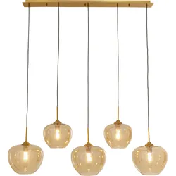 Lampa wisząca SPHERE AMBER 5 - bursztynowy