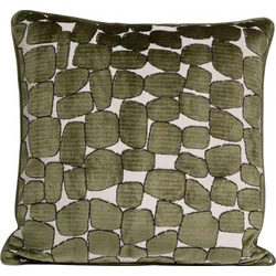 Poduszka dekoracyjna PEBBLES 45x45 - zielony
