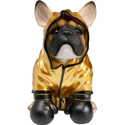 Skarbonka BOXING DOG - złoty/czarny