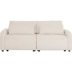 Sofa rozkładana FRIDOLIN - kremowa biel