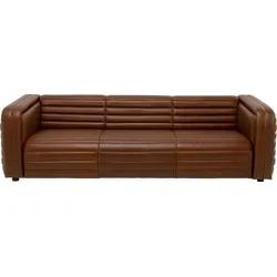 Sofa skórzana AURELIO - brązowy